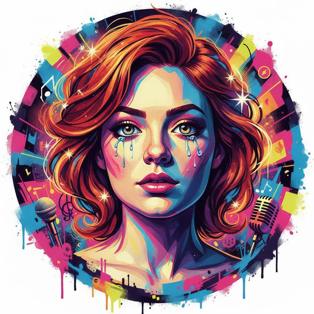 Artistic portrait of Debby Ryan