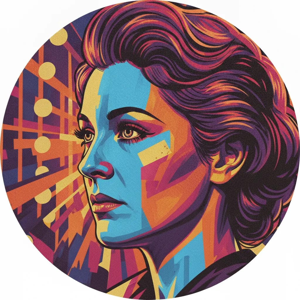 Artistic portrait of Mary Boland