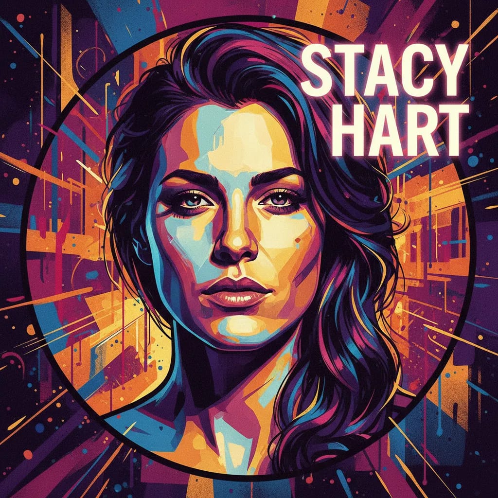 Artistic portrait of Stacy Hart