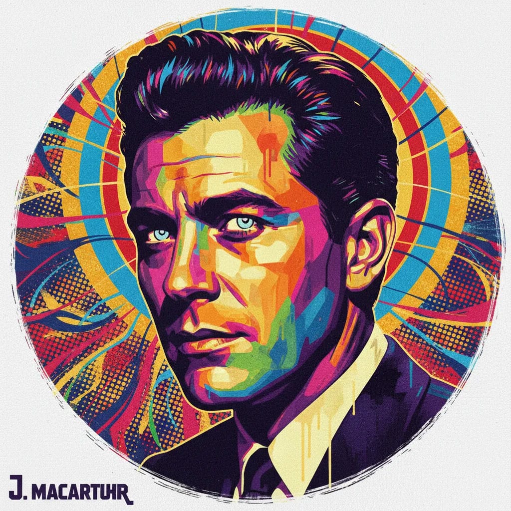 Artistic portrait of James MacArthur