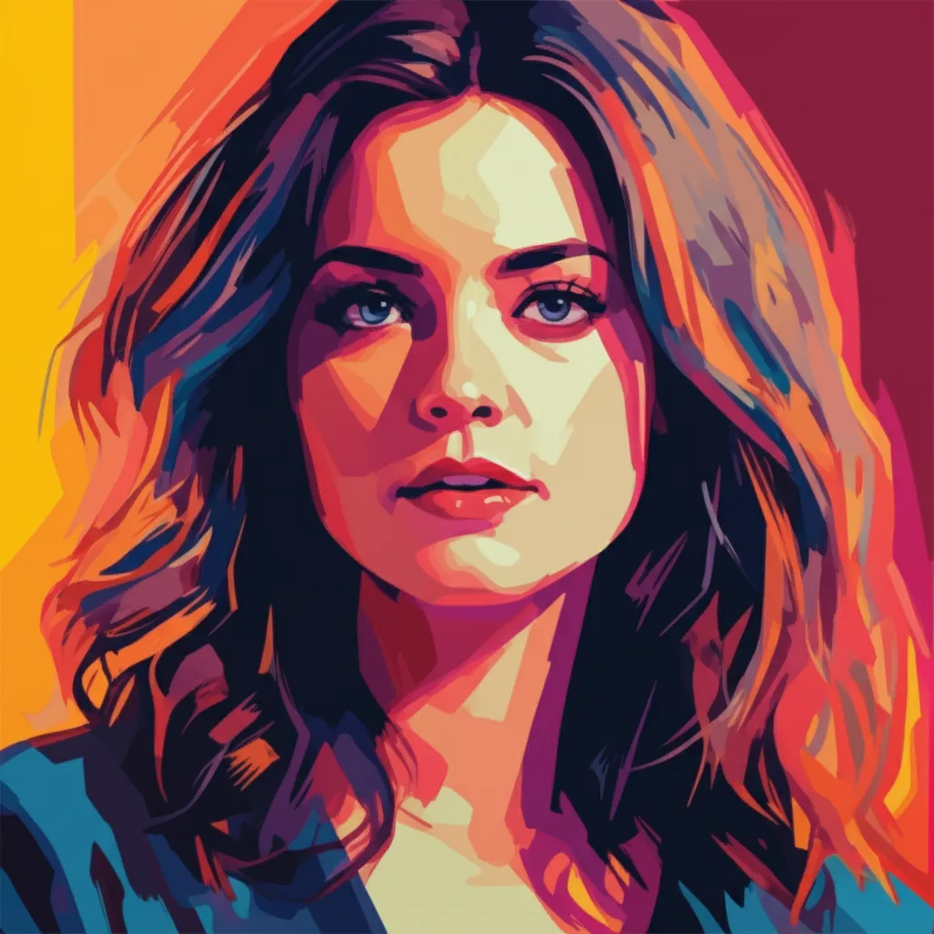 Artistic portrait of Melanie Papalia