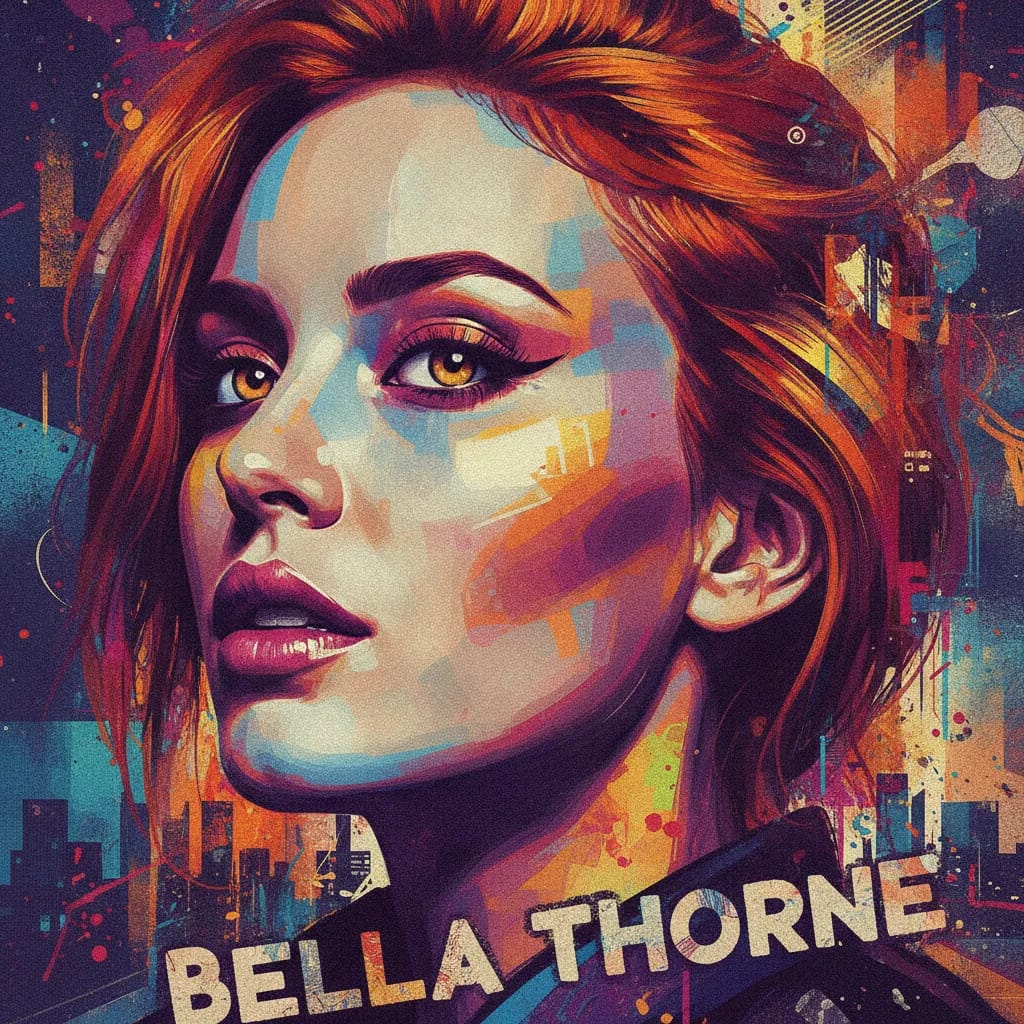 Artistic portrait of Bella Thorne