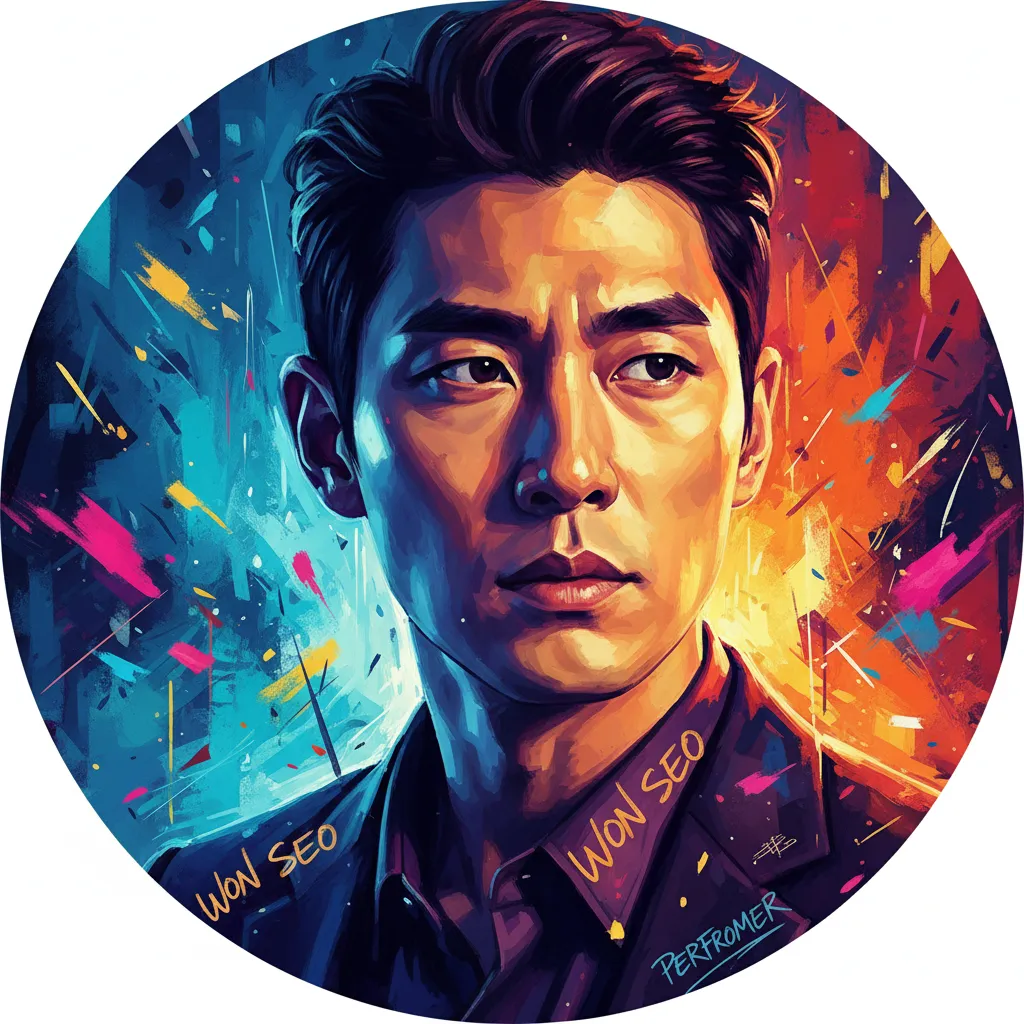Artistic portrait of Won Seo