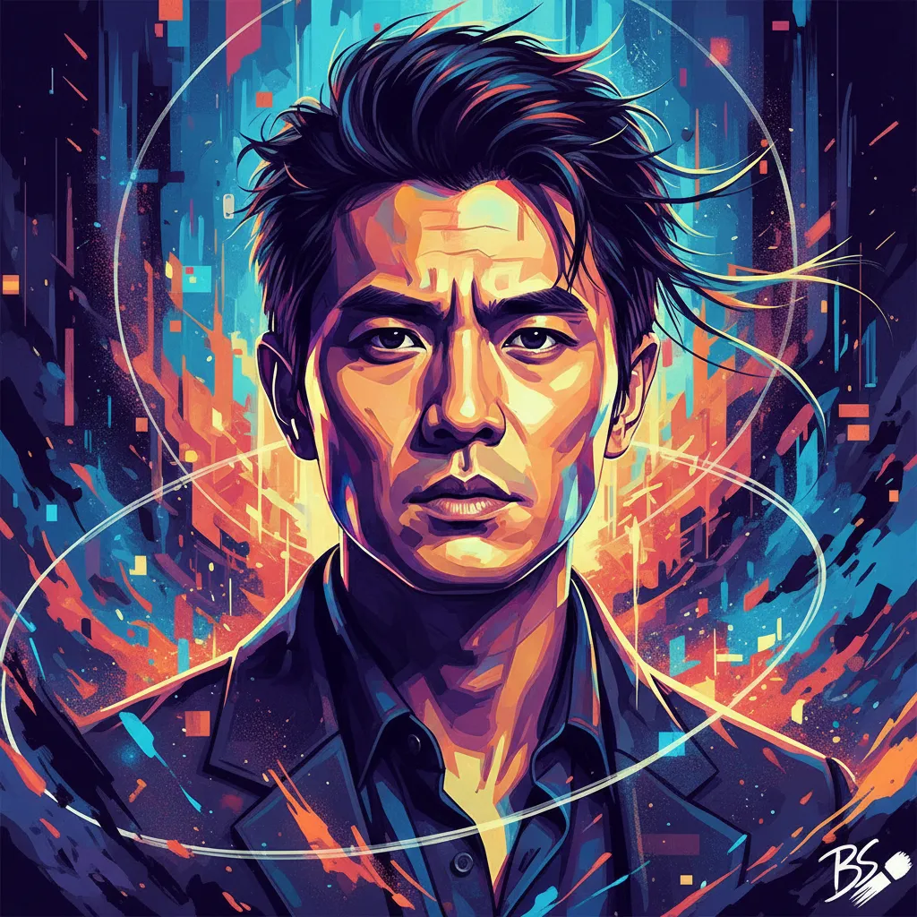 Artistic portrait of Bing Shao