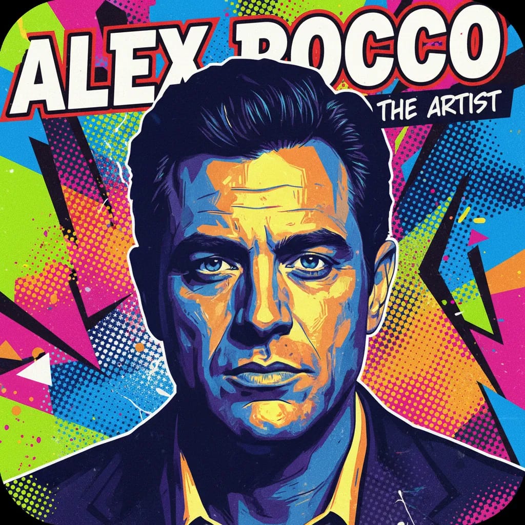 Artistic portrait of Alex Rocco