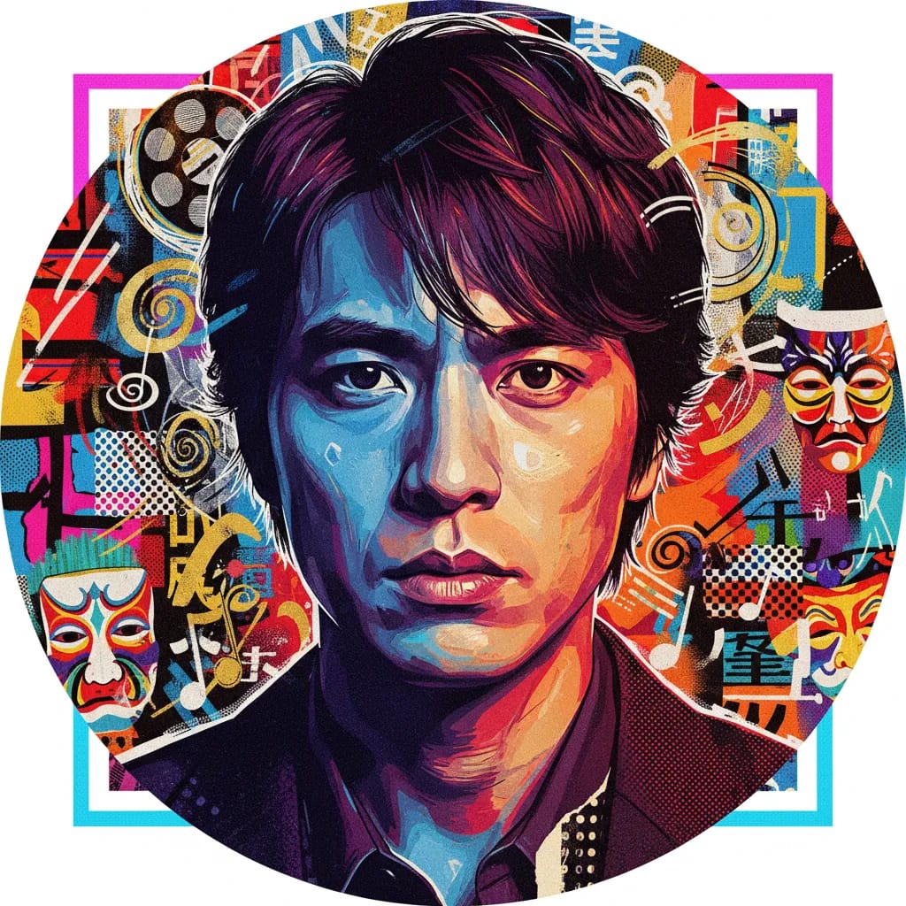 Artistic portrait of Masato Hagiwara