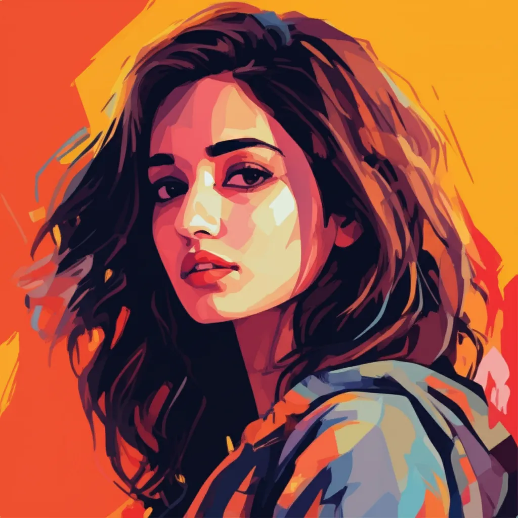 Artistic portrait of Disha Patani