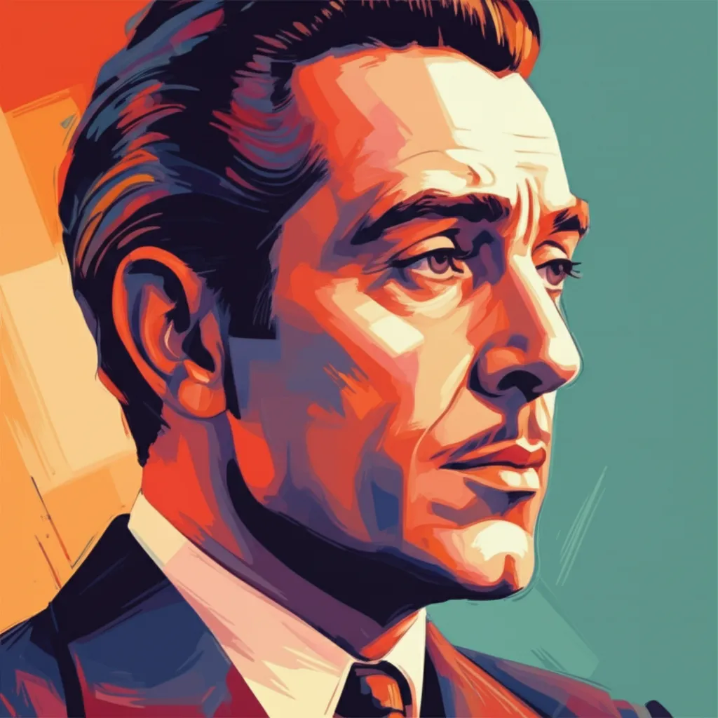 Artistic portrait of Paul Henreid