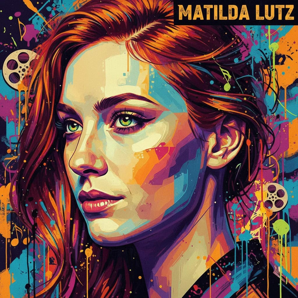 Artistic portrait of Matilda Anna Ingrid Lutz