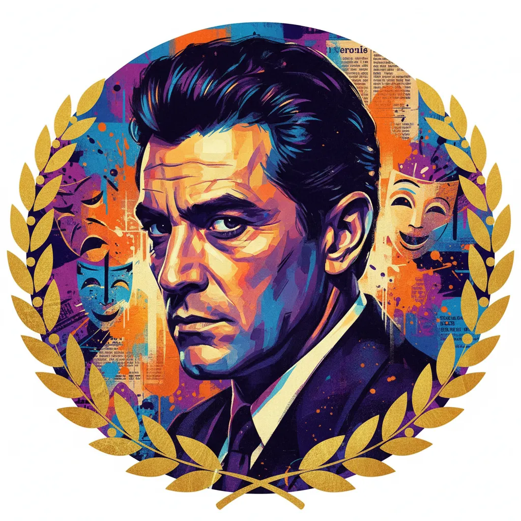Artistic portrait of Jean Marais