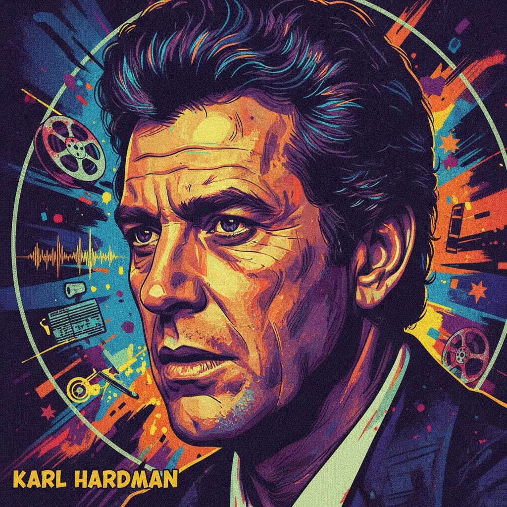 Artistic portrait of Karl Hardman