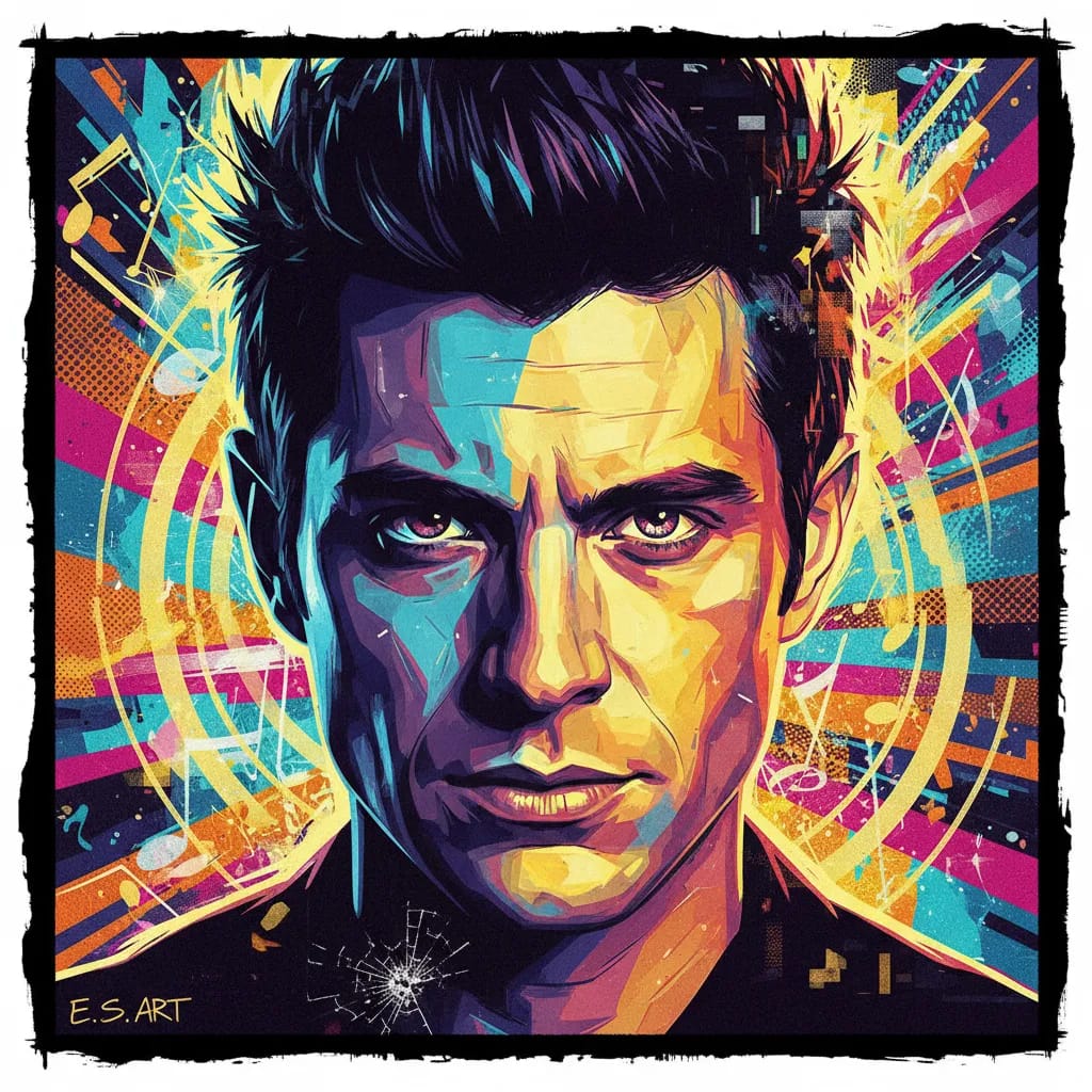 Artistic portrait of Eric Stuart