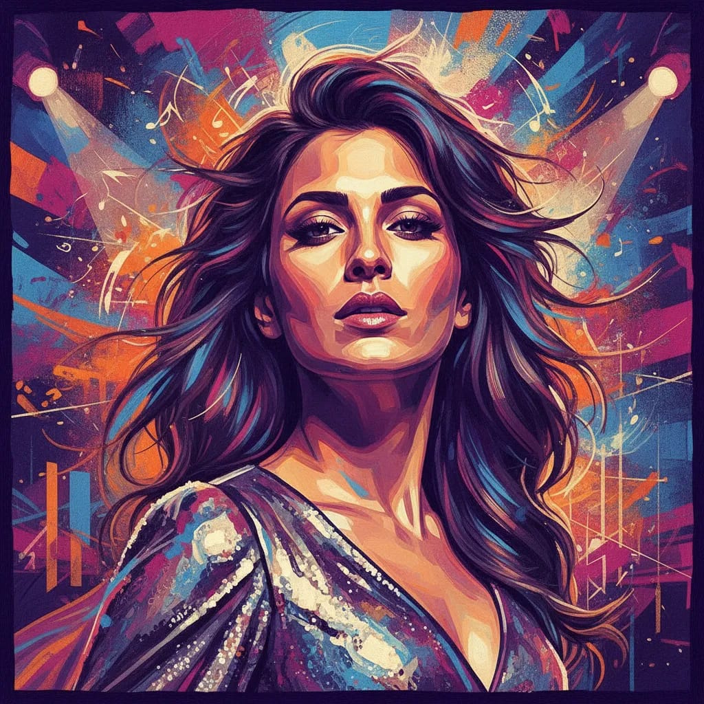 Artistic portrait of Waluscha D'Souza