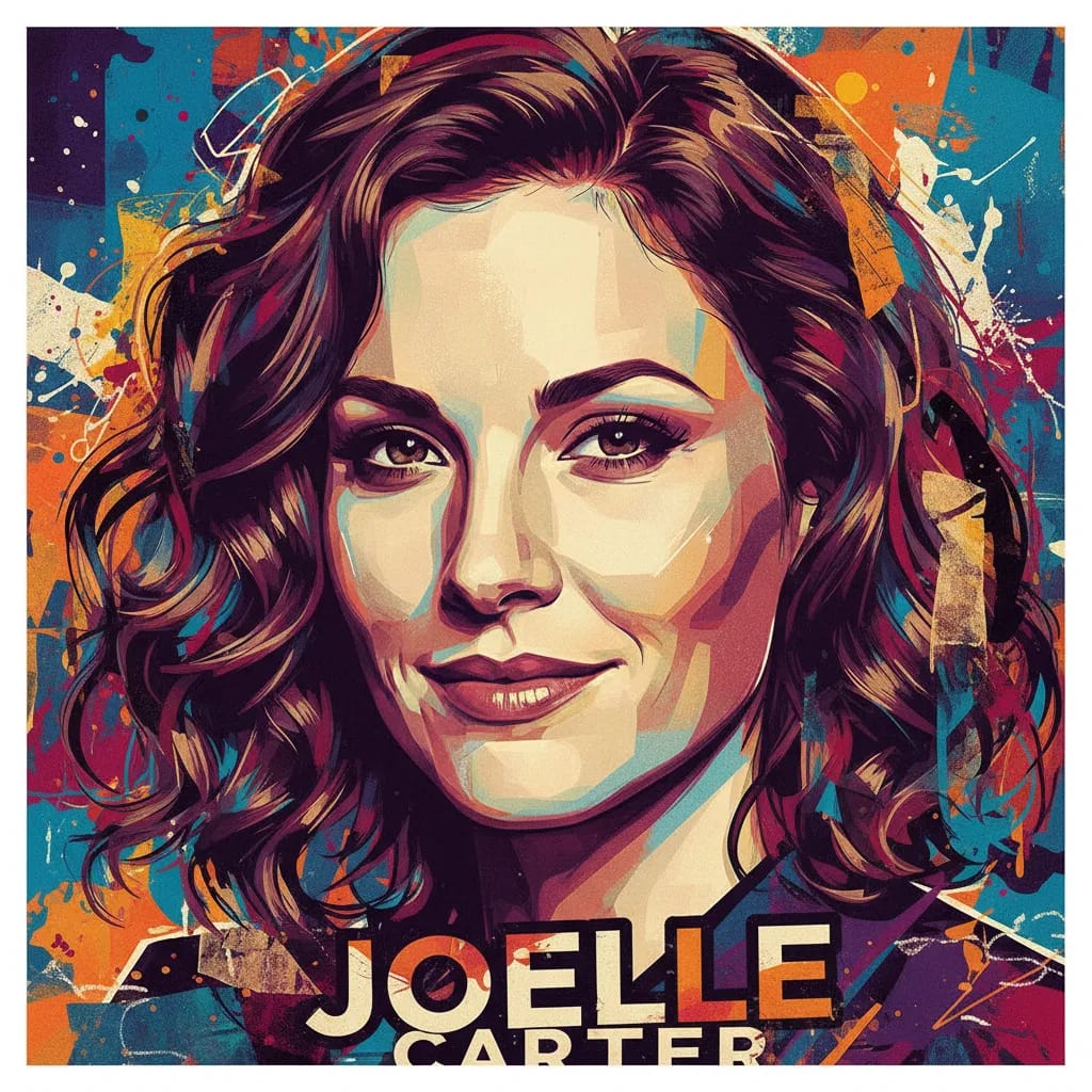 Artistic portrait of Joelle Carter