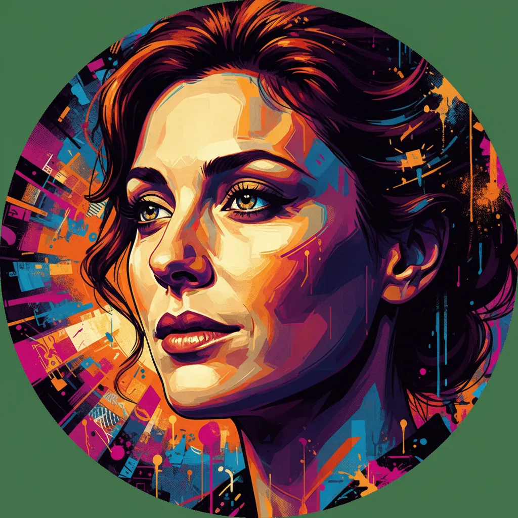 Artistic portrait of Laura Morante