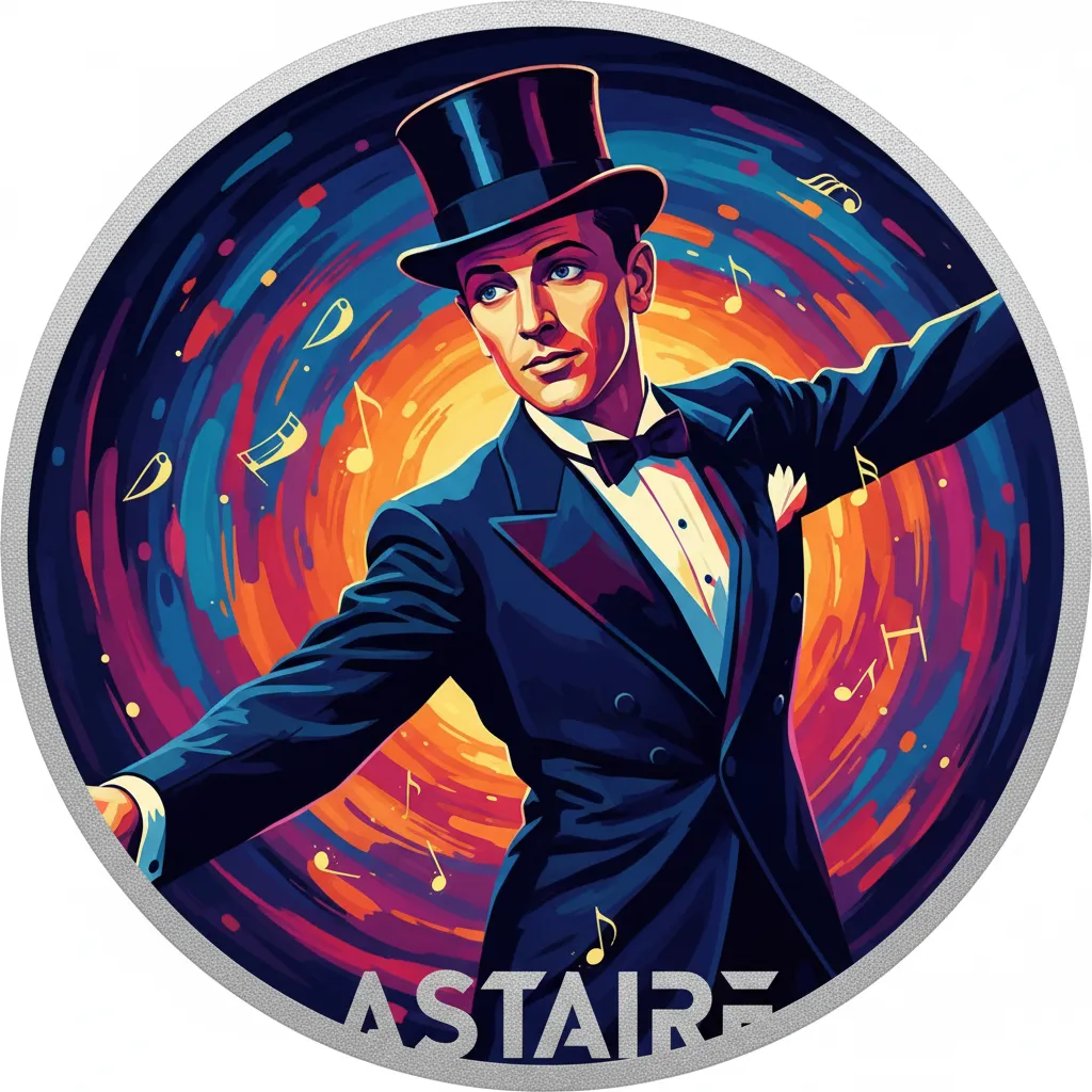 Artistic portrait of Fred Astaire