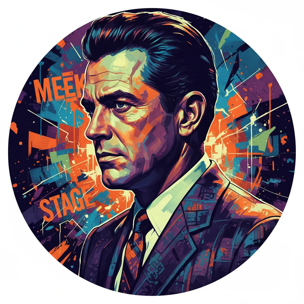 Artistic portrait of Ralph Meeker