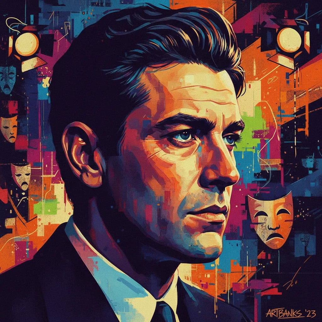 Artistic portrait of Leslie Banks