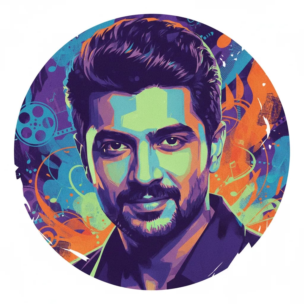 Artistic portrait of Tovino Thomas