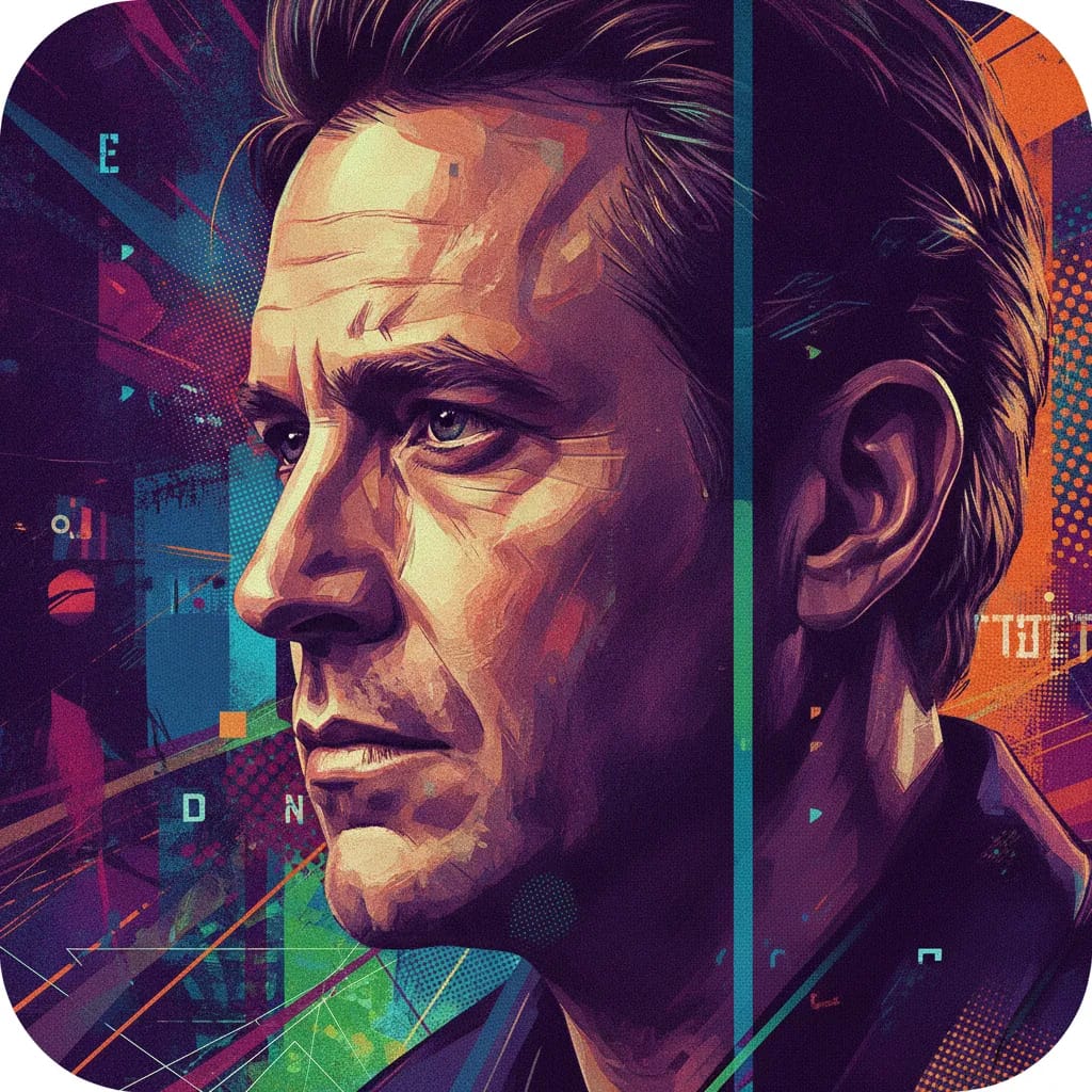 Artistic portrait of Brad Greenquist