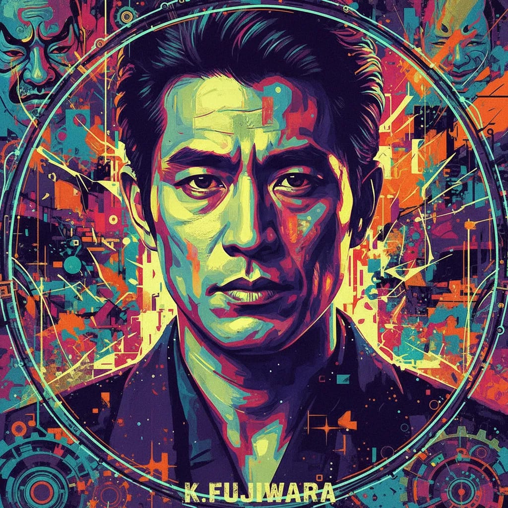 Artistic portrait of Kei Fujiwara