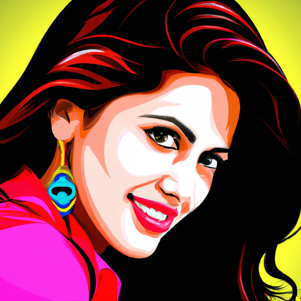 Artistic portrait of Genelia D'Souza