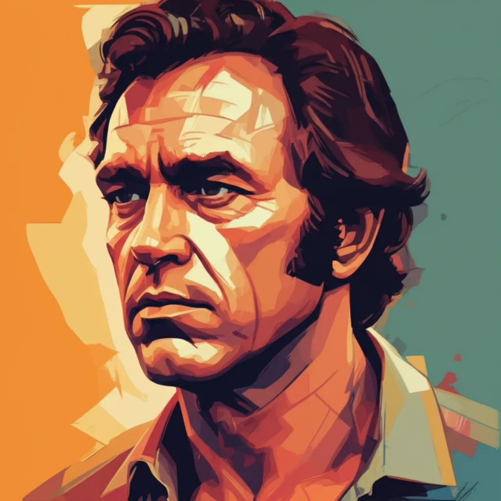 Artistic portrait of Charles Bronson