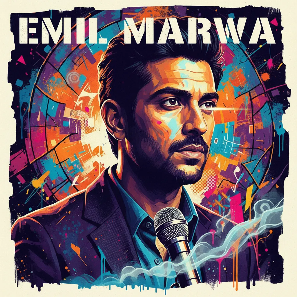 Artistic portrait of Emil Marwa
