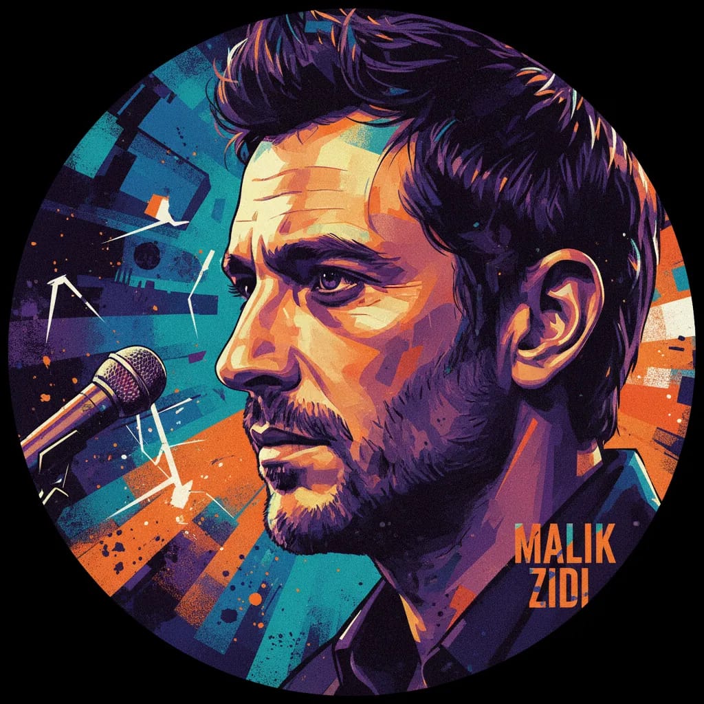 Artistic portrait of Malik Zidi