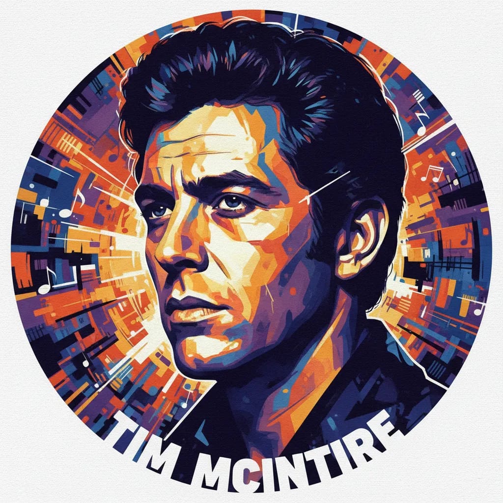 Artistic portrait of Tim McIntire