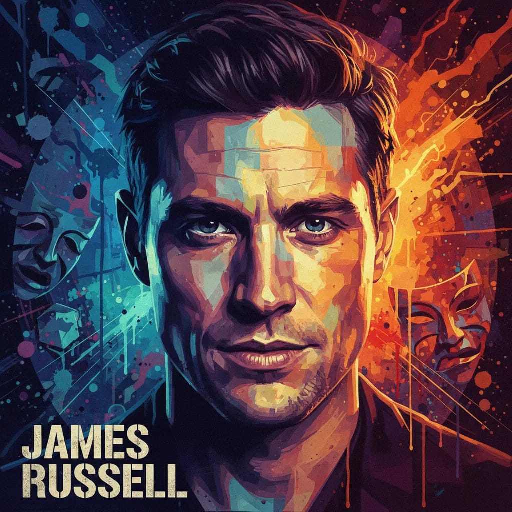 Artistic portrait of James Russell