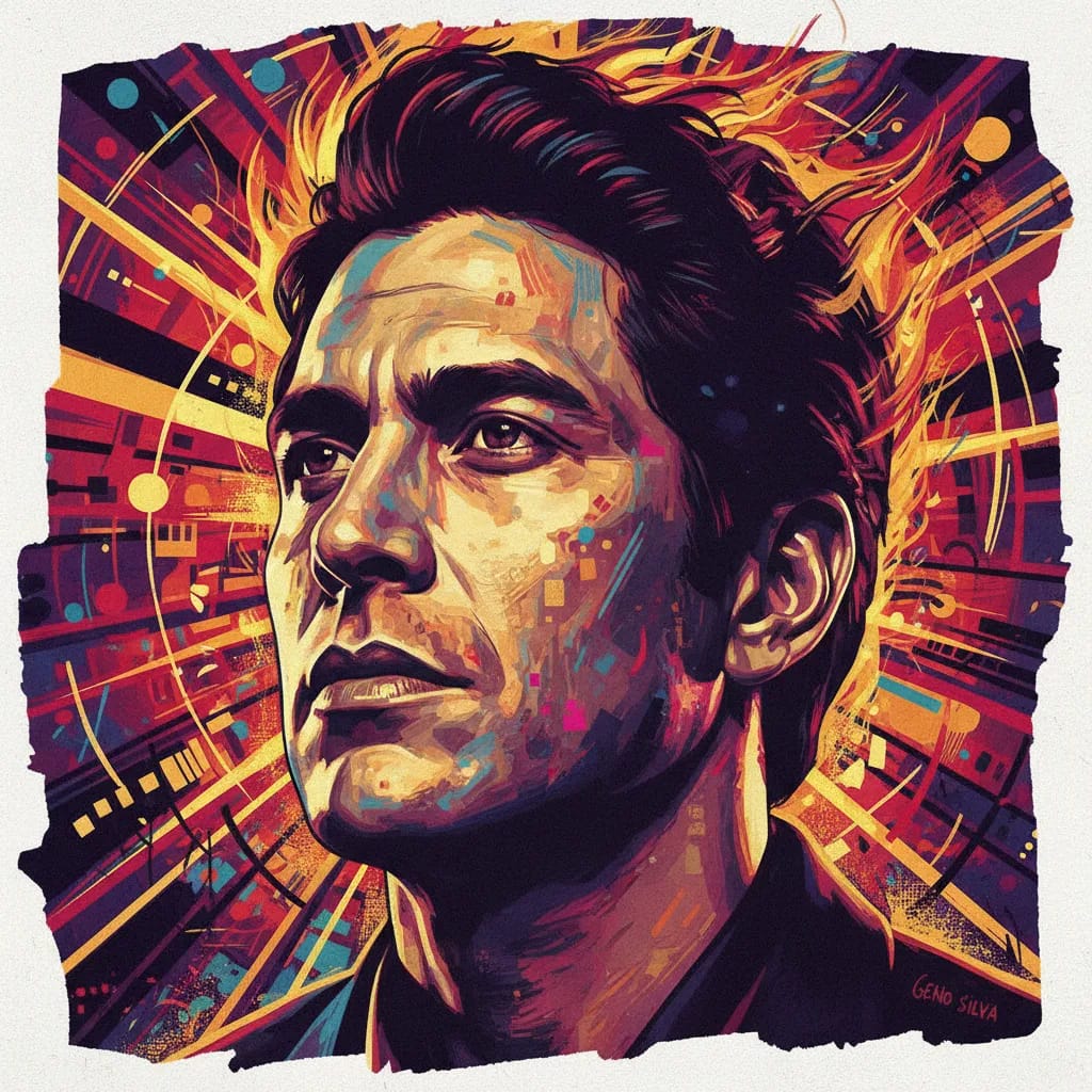 Artistic portrait of Geno Silva