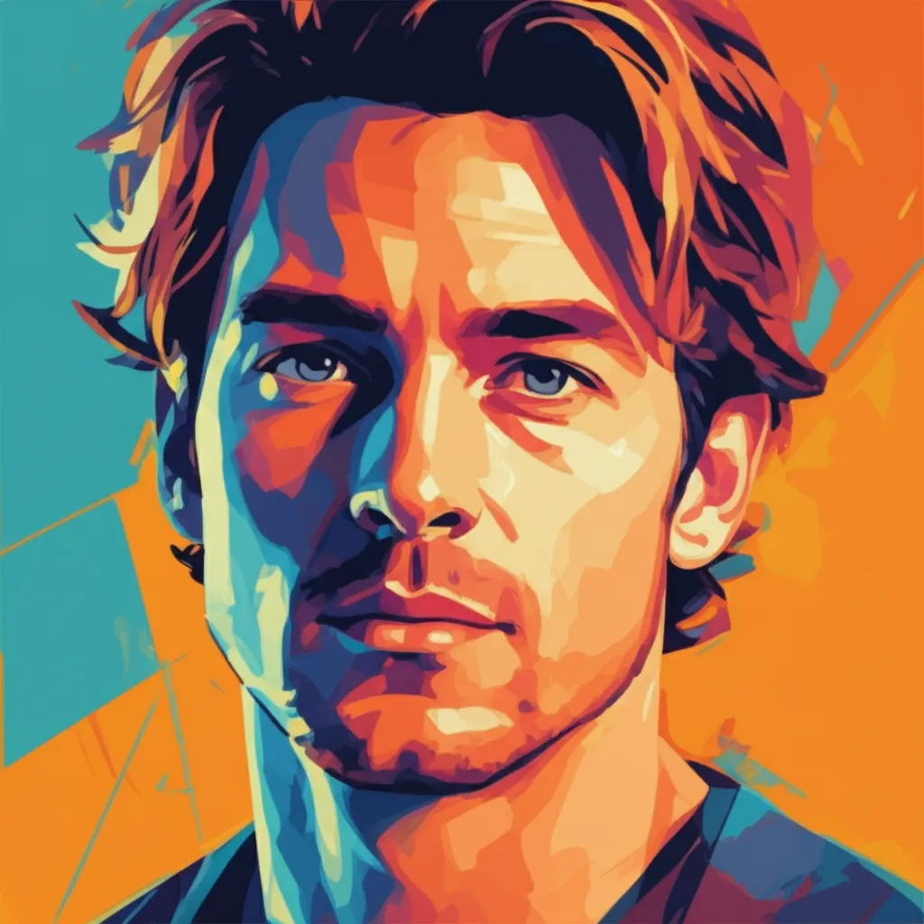 Artistic portrait of Kerr Smith