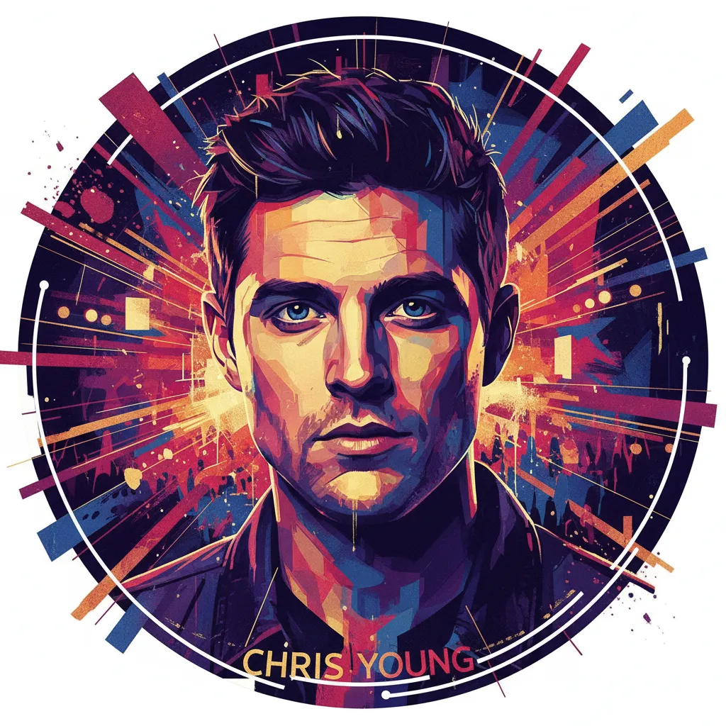 Artistic portrait of Chris Young