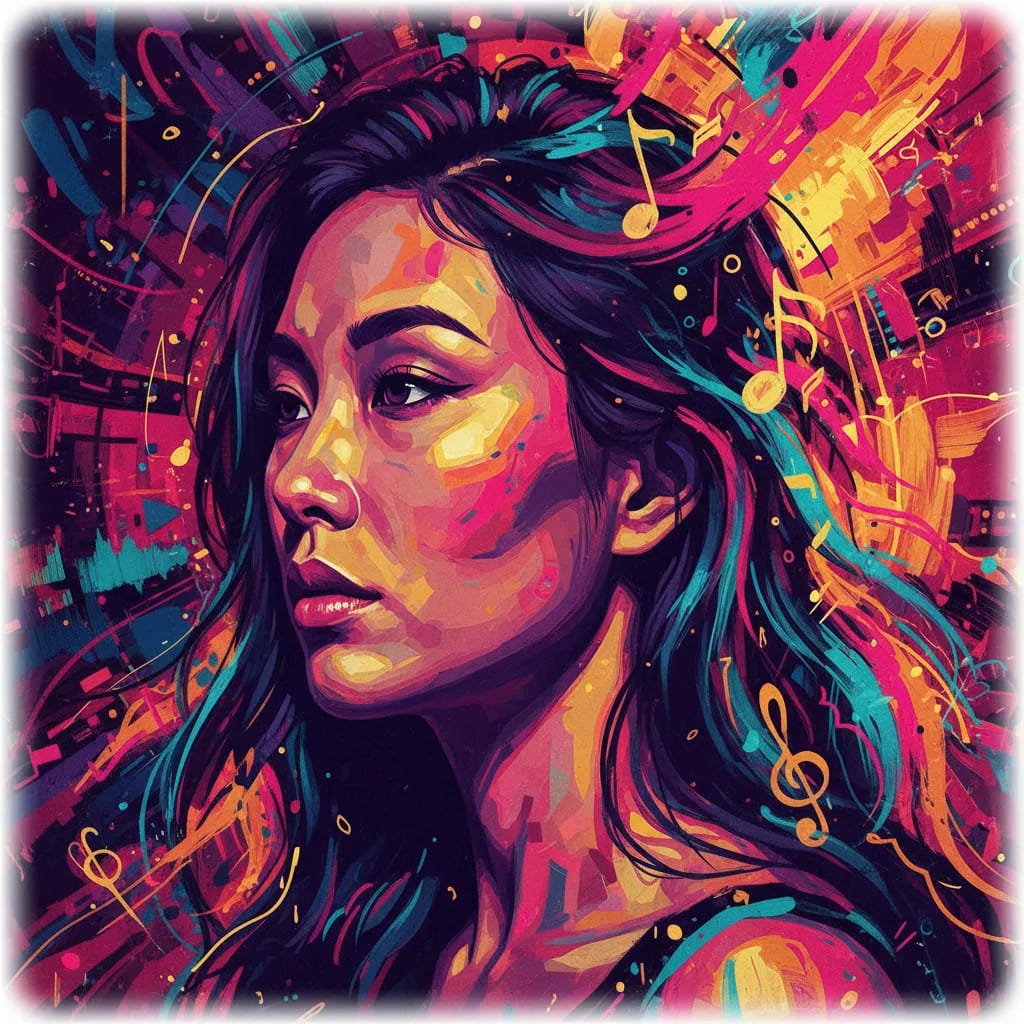 Artistic portrait of Lisa Yang