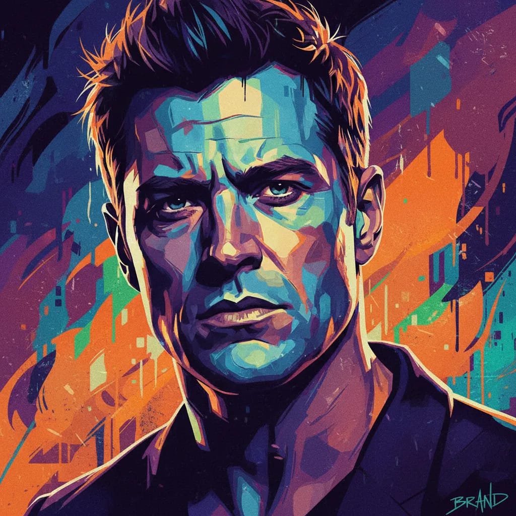 Artistic portrait of Steven Brand