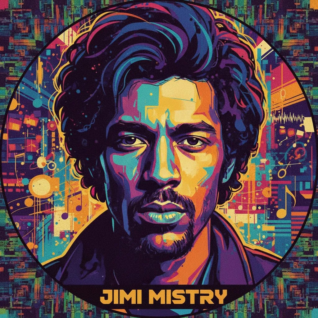 Artistic portrait of Jimi Mistry