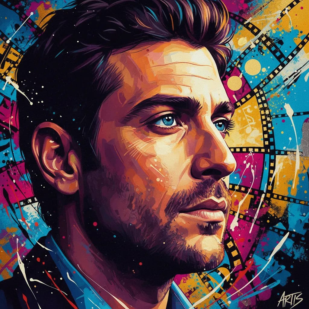 Artistic portrait of Dimitris Georgalas