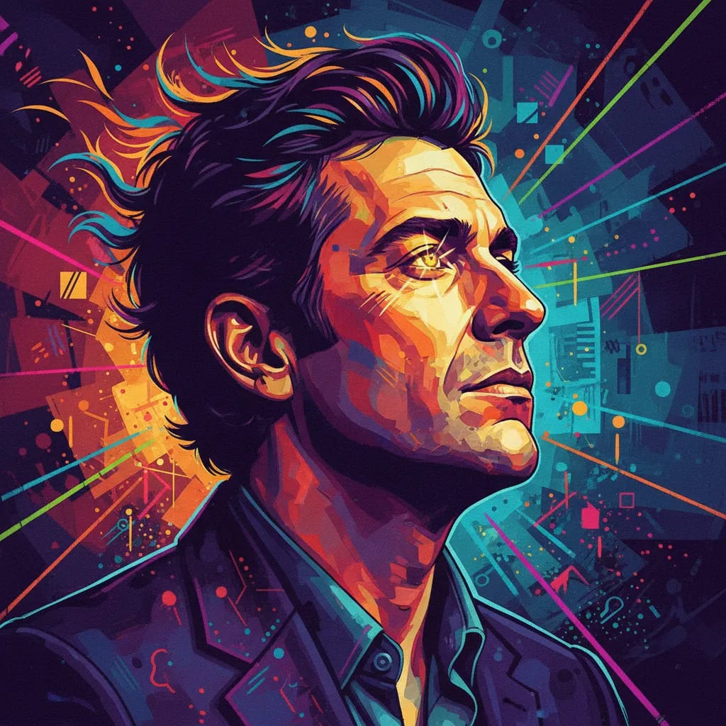 Artistic portrait of James Signorelli