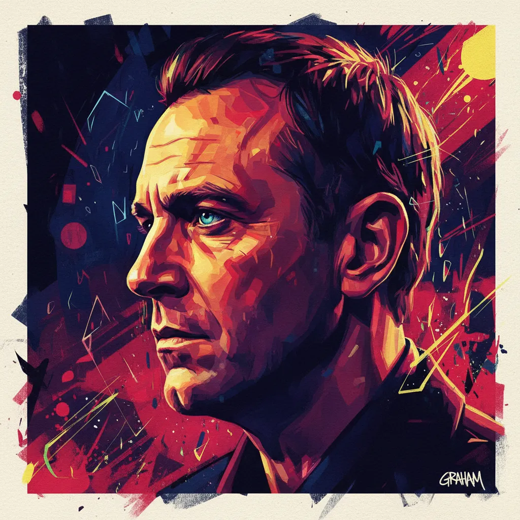Artistic portrait of Richard Graham