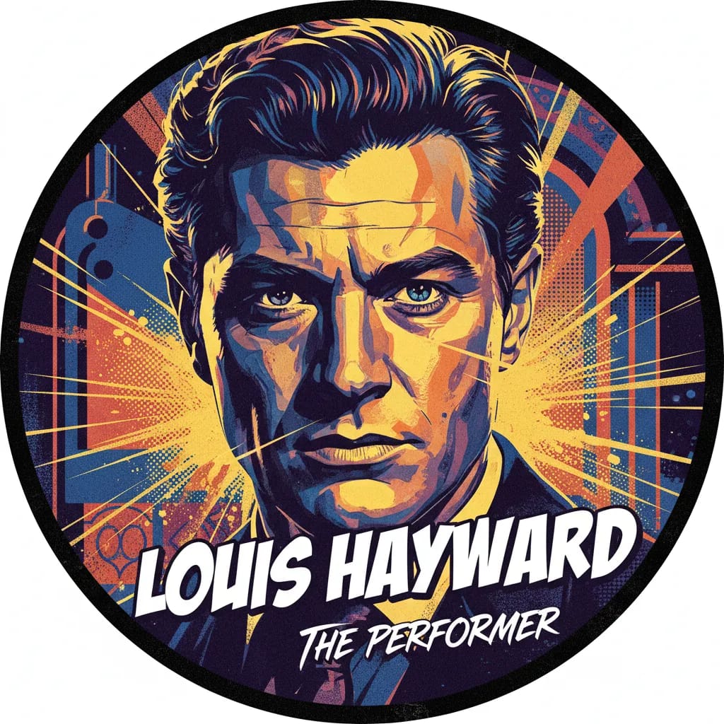 Artistic portrait of Louis Hayward