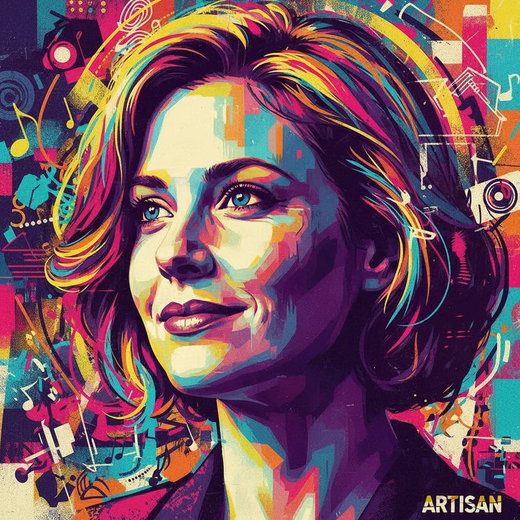 Artistic portrait of Jenna Fischer