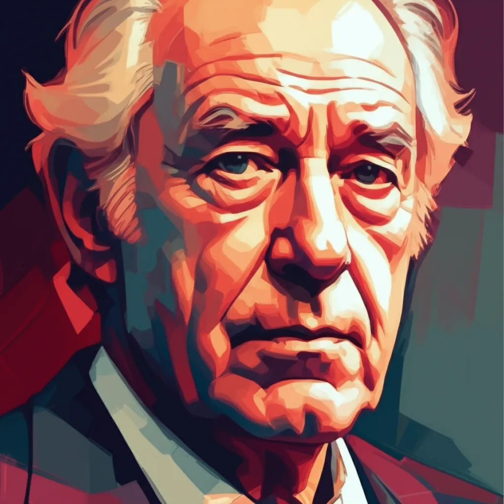 Artistic portrait of Donald Sutherland