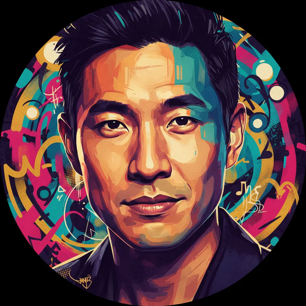 Artistic portrait of Jimmy O. Yang