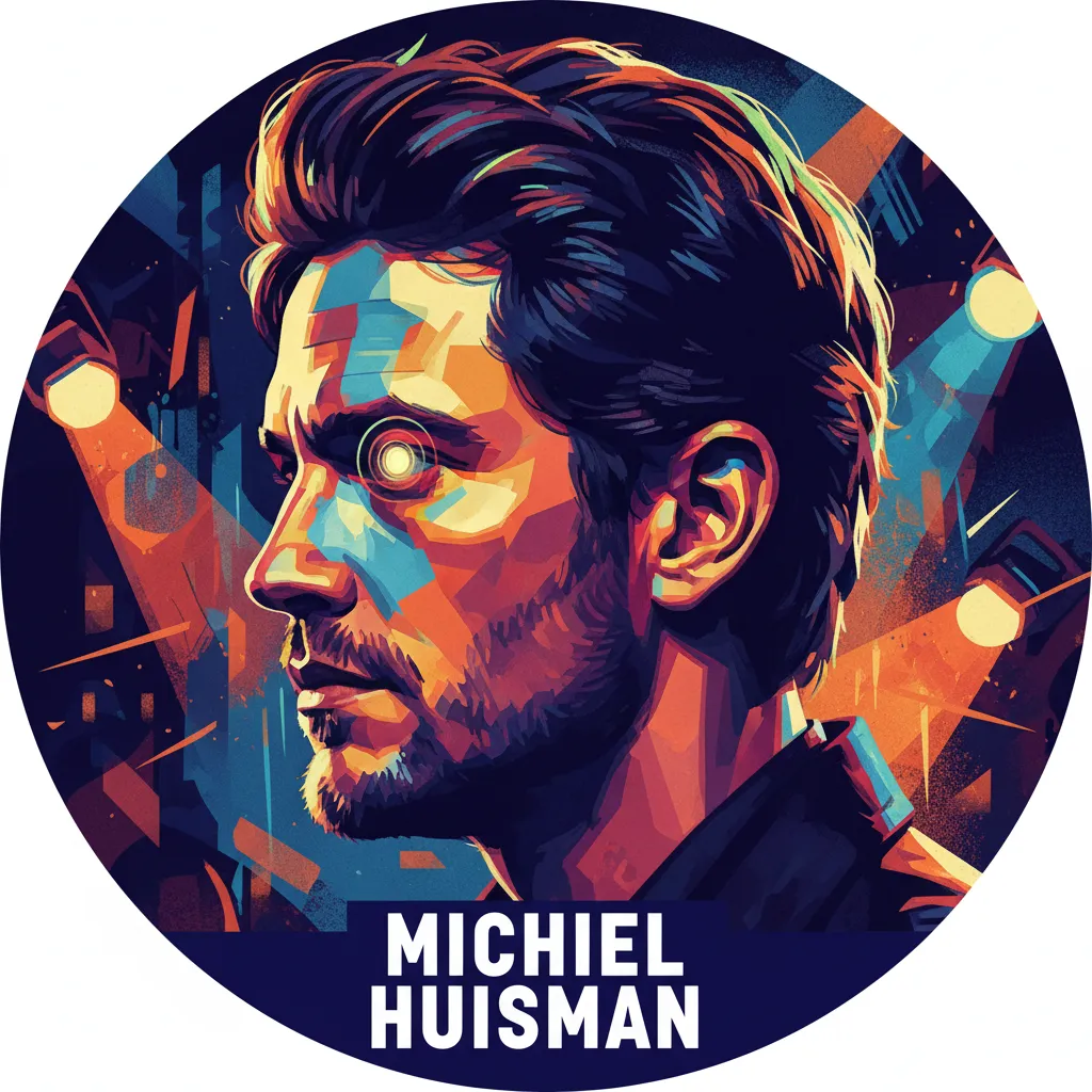 Artistic portrait of Michiel Huisman