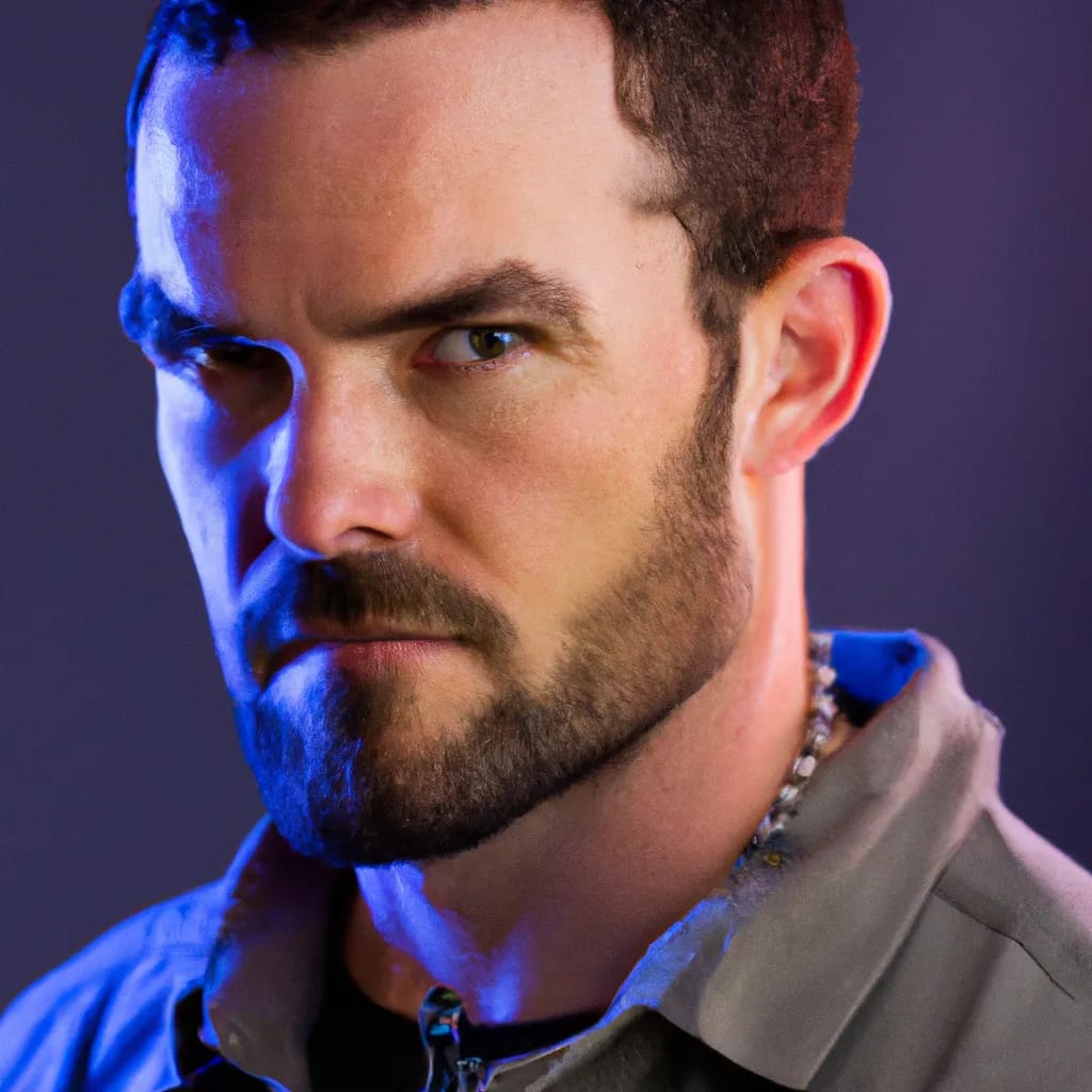 Artistic portrait of Chris Pontius