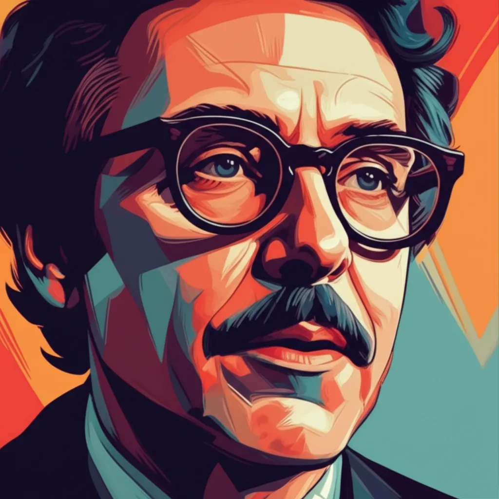 Artistic portrait of Richard Hunt