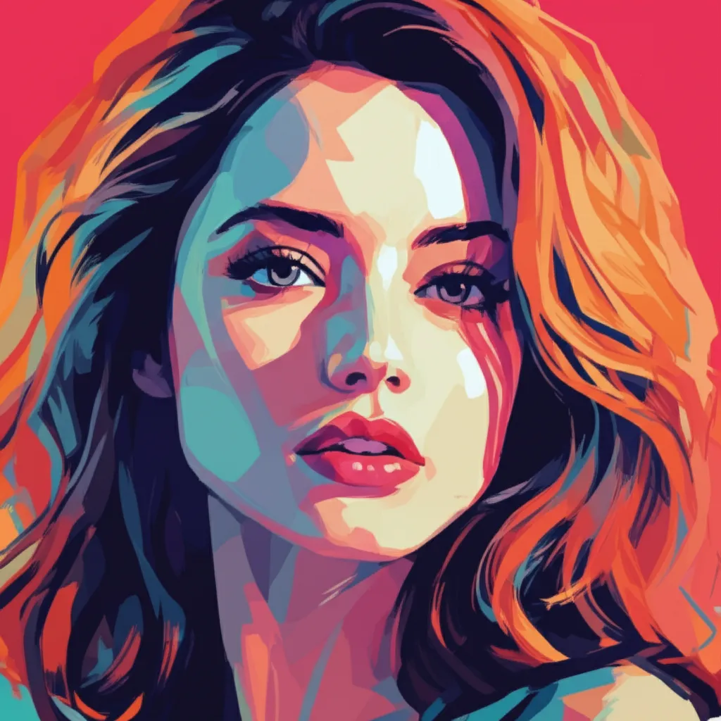Artistic portrait of Ana de Armas