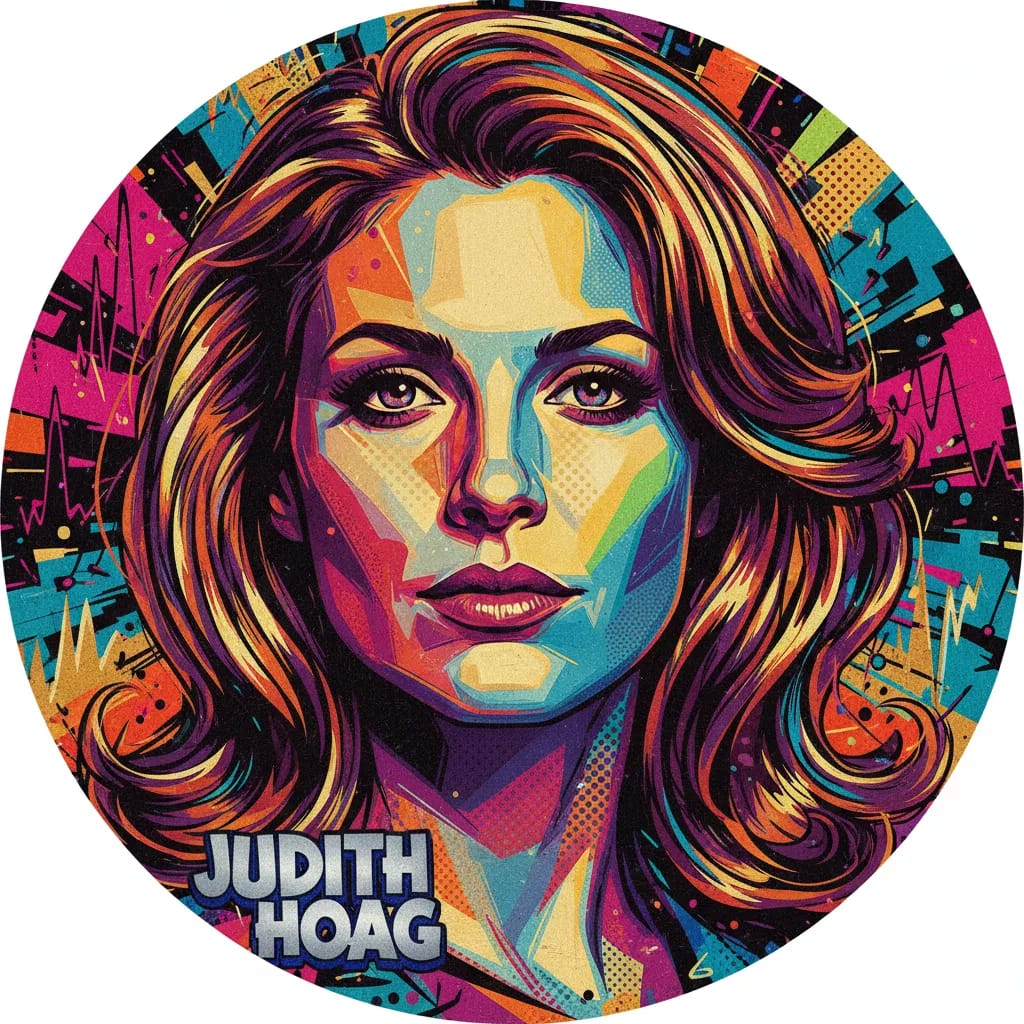 Artistic portrait of Judith Hoag