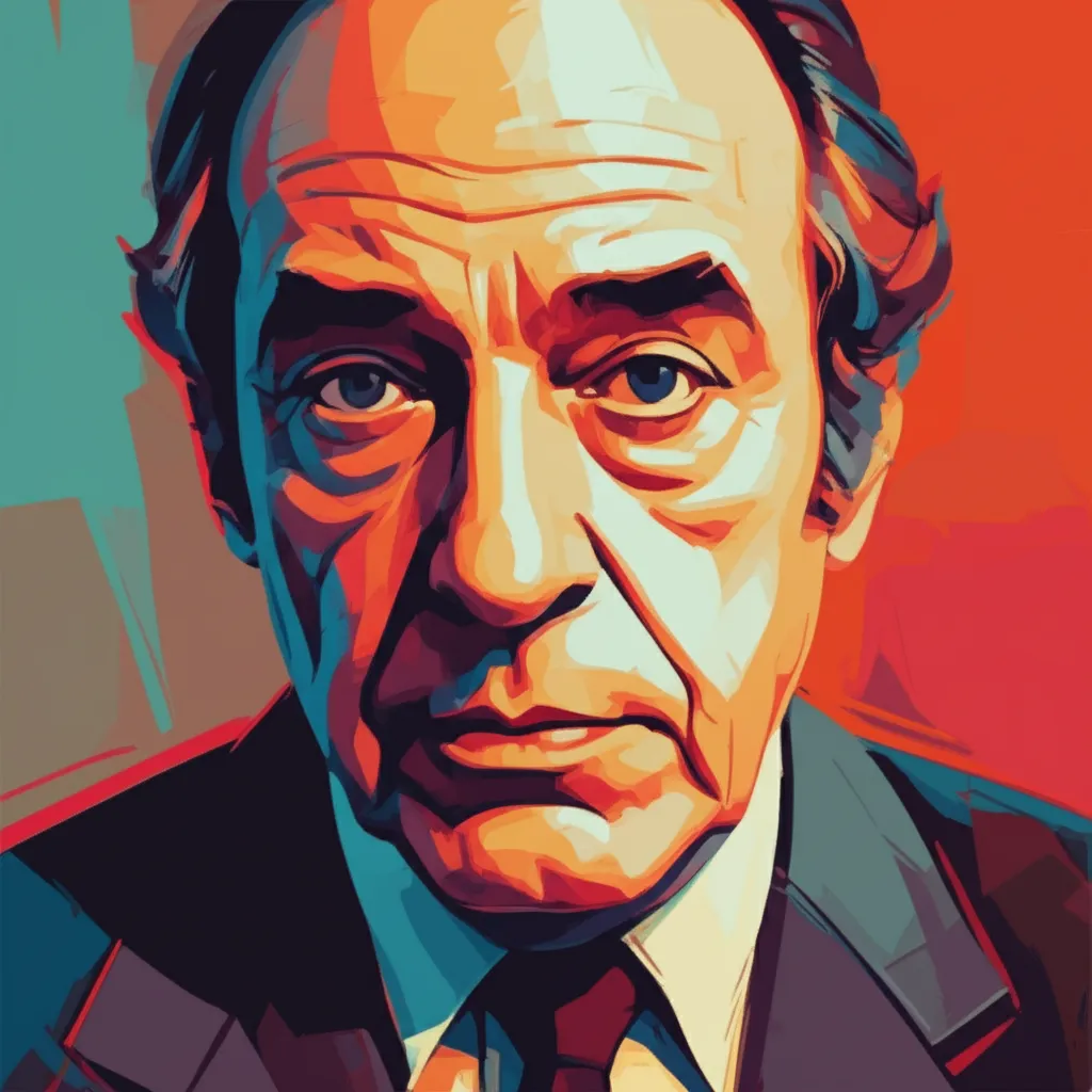Artistic portrait of Abe Vigoda